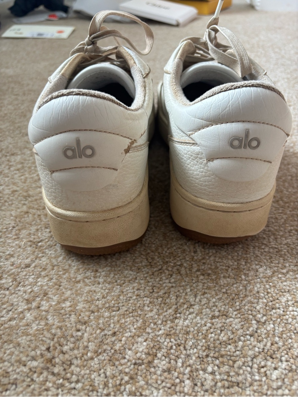 Alo Yoga Women's Sneakers In White View 4